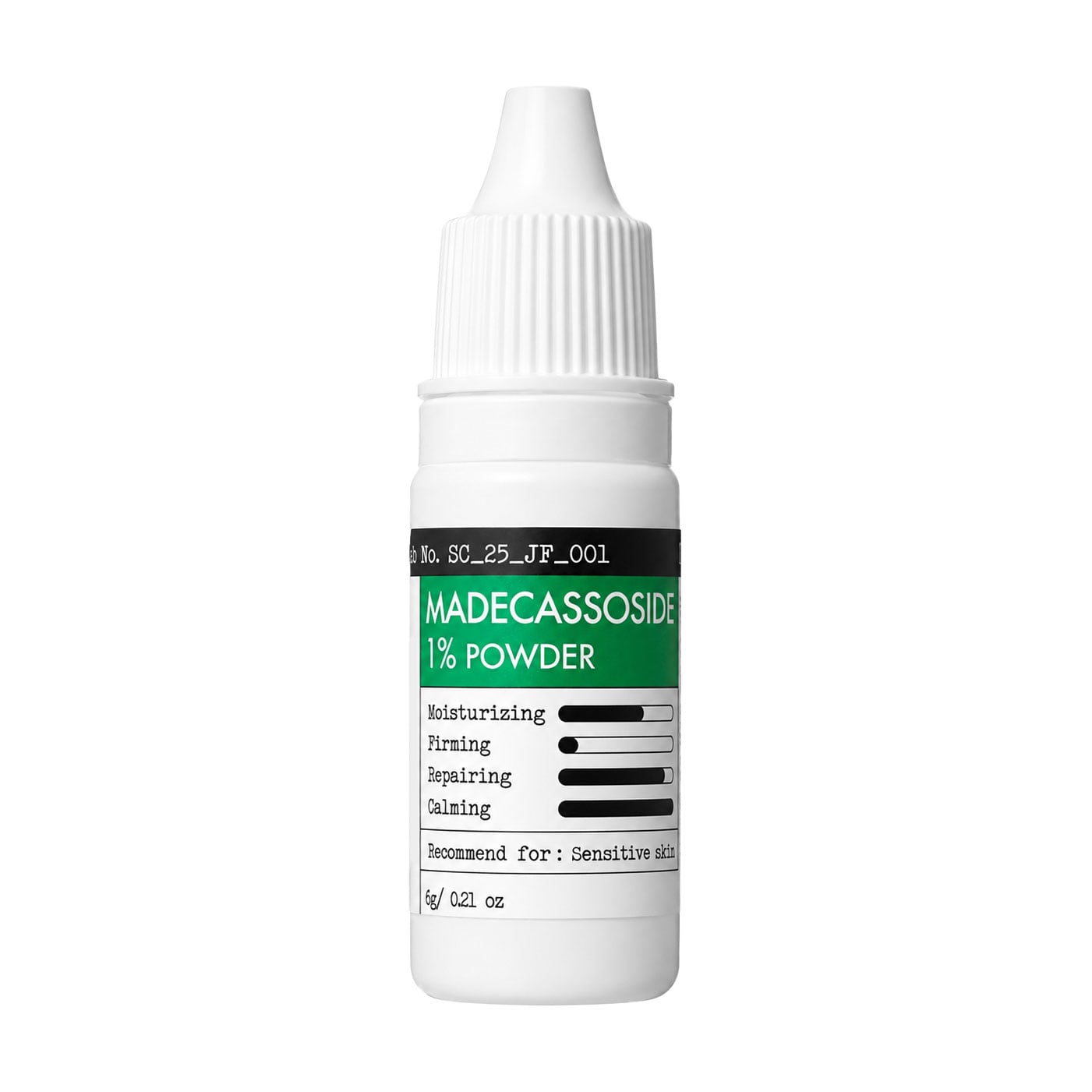 Косметичний мадекасосид 1% Derma Factory Madecassoside 1% Powder в порошку, 6 г